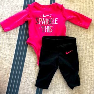Nike pink set